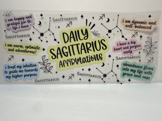 F117 daily Sagittarius affirmations horoscope
