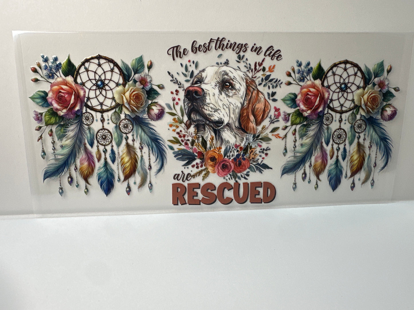 F694 the best things in life are rescued Dog