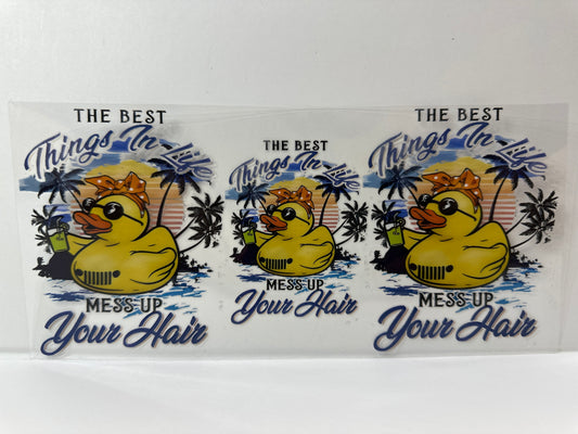 G615 the best things in life mess up your hair misc