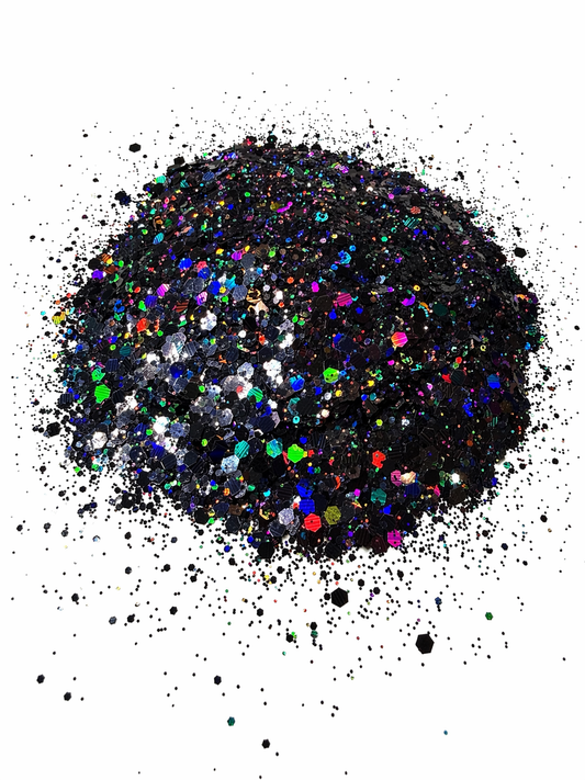Black Onyx Chunky Glitter Mix