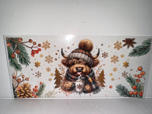 H500 winter cow with hot chocolate