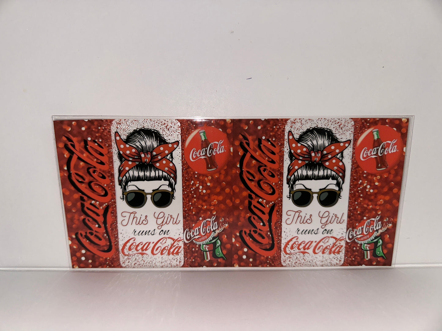 H538 this girl runs on Coca Cola