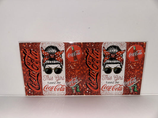 H538 this girl runs on Coca Cola