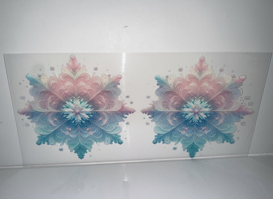 H744 Floral Snowflake