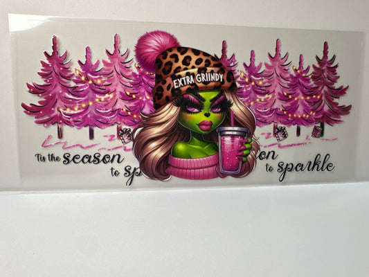 F706 is the season to sparkle Christmas grinch