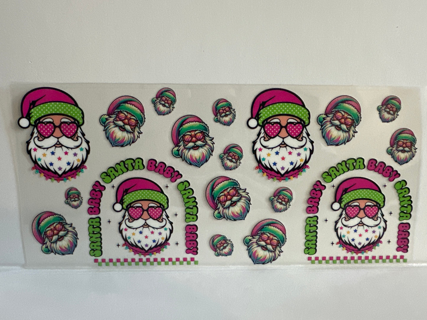 H101 Santa pink Christmas