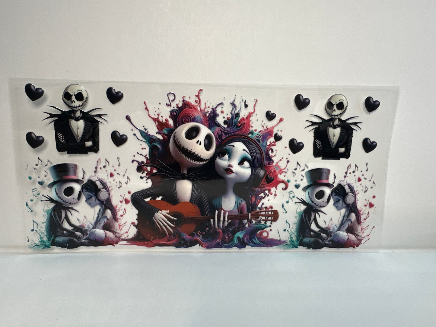 G298 jack and Sally horror skulls
