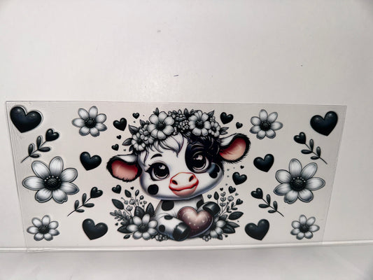 H451 Cow black and white