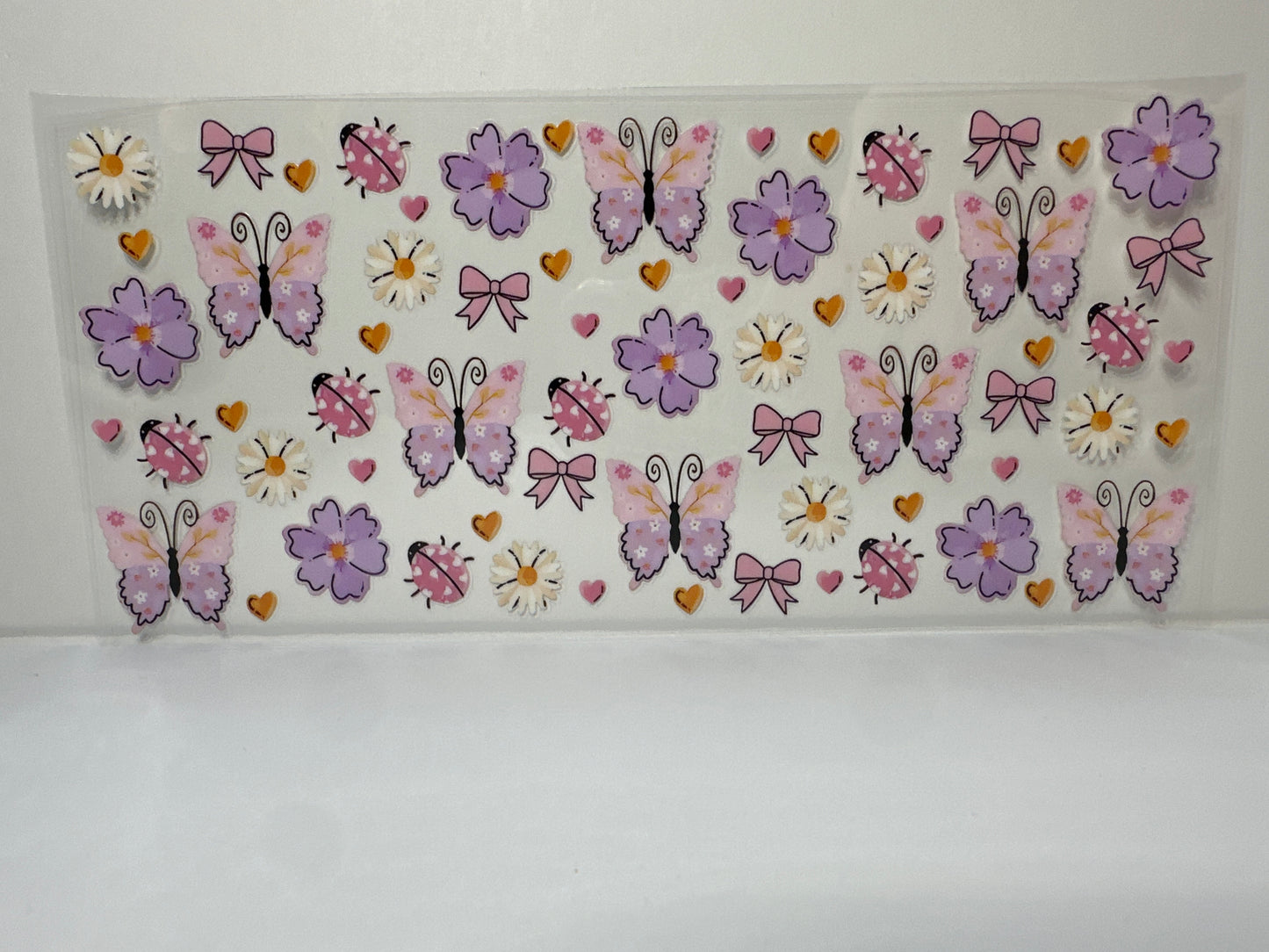 F210 Flowers Butterflies Lady Bugs