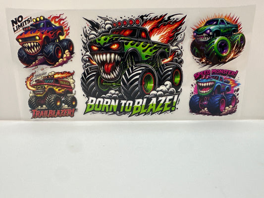 F930 monster trucks born to blaze