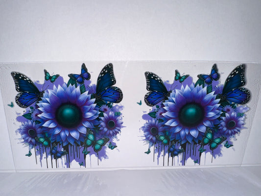 H2282 Butterflies and flowers