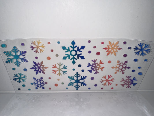 G1133 multicolored snowflakes Christmas