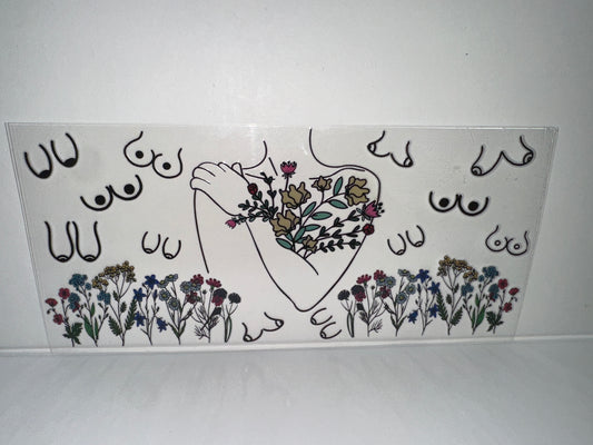 H186 Flowers abs Boobies , After dark