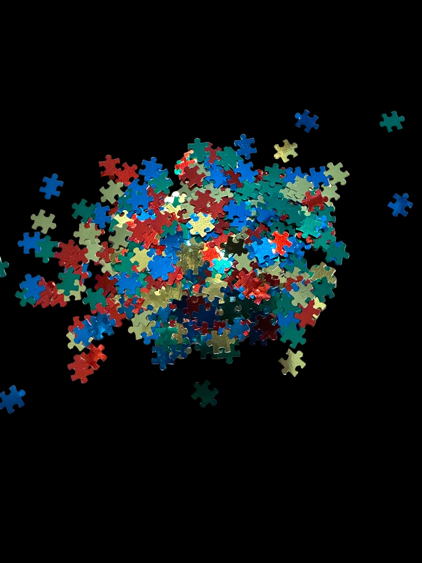 Puzzle Shaped Glitter