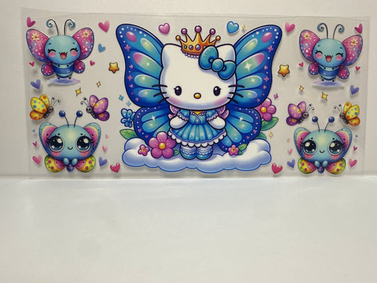 F157 Hello Kitty butterflies