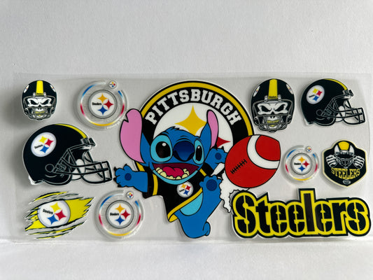 G1307 NFL football Steelers stitch