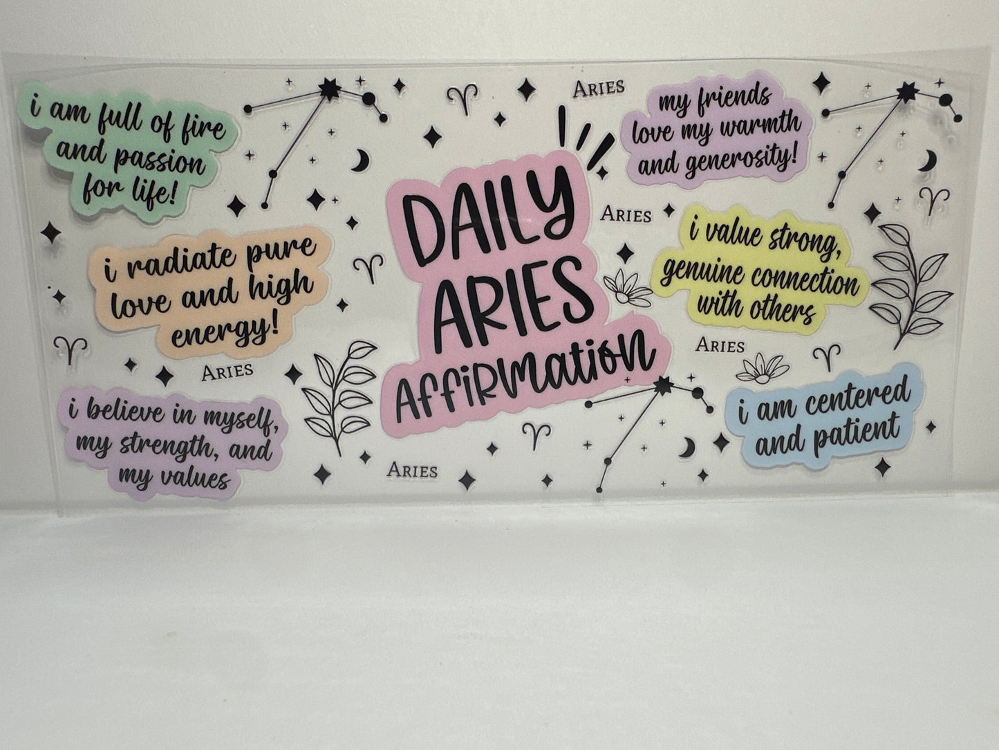 F 113 daily Aries affirmation horoscope