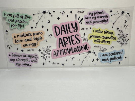 F 113 daily Aries affirmation horoscope