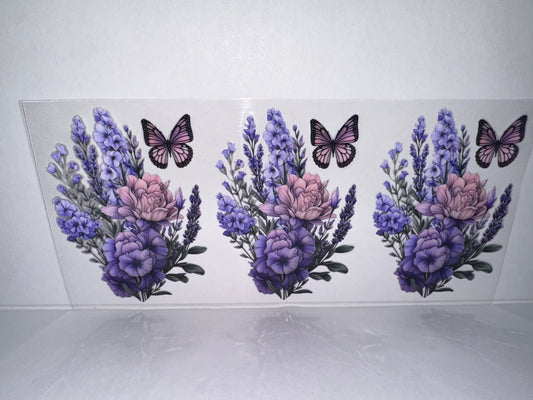 H2283 Butterflies and flowers