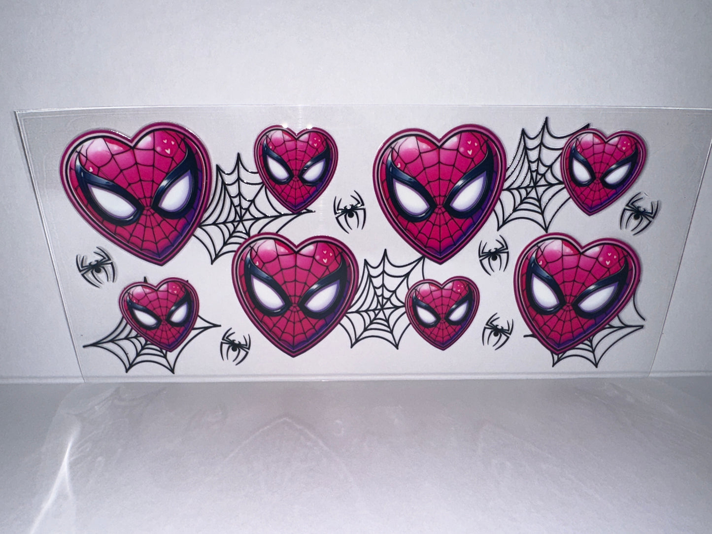 H1560 Spider-Man hearts pink