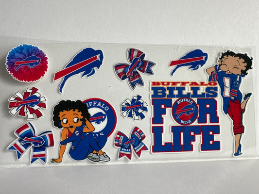 G1285 NFL football Buffalo Bills Betty Boop