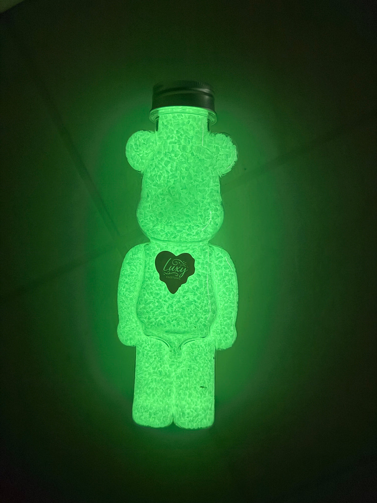 Green Glow Dune – Glow in the Dark Snow Globe Sand