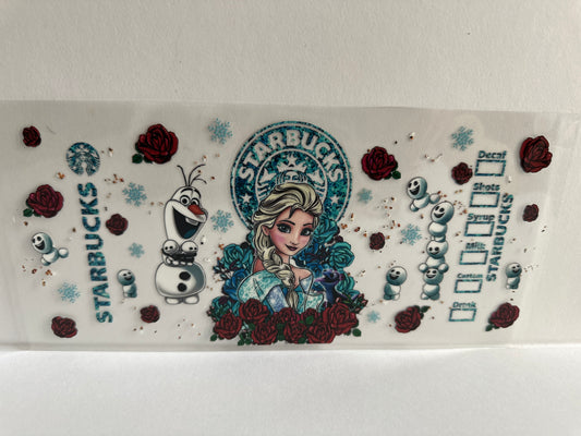 G974 Disney princess Elsa Starbucks