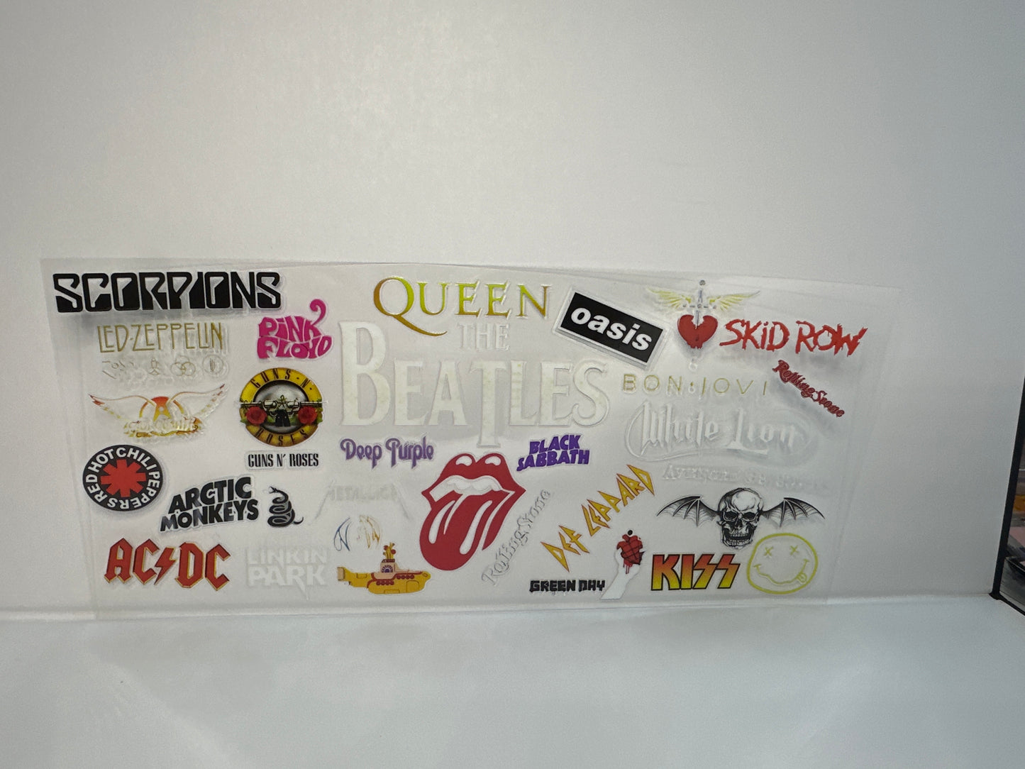 G191 Rock Bands Pink Floyd Beatles Black Sabbath AC/DC