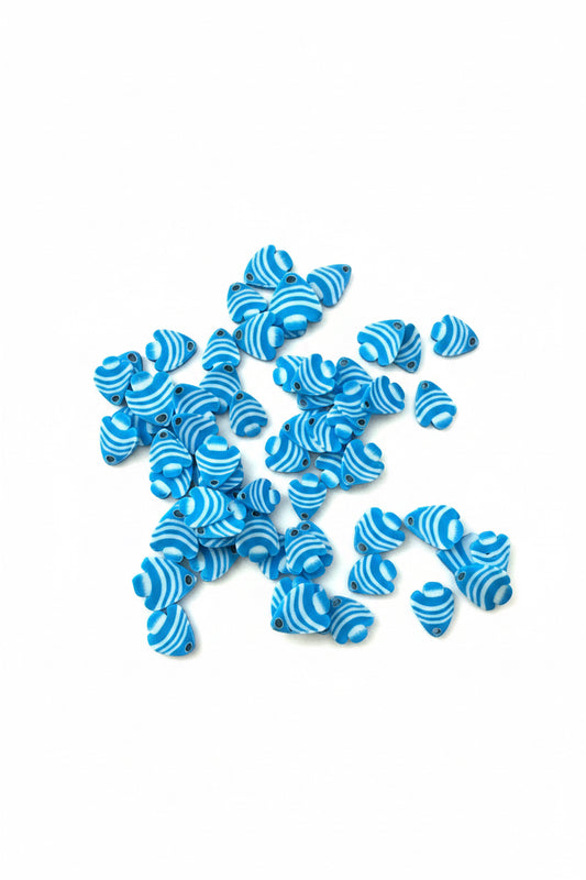 Blue Fish Clay– Shaped Glitter 8g | Luxy Customs