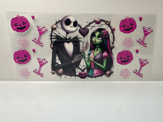 F812 jack the skeleton Halloween pink