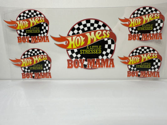 F237 Hot Mess A Little Stressed Boy Mama