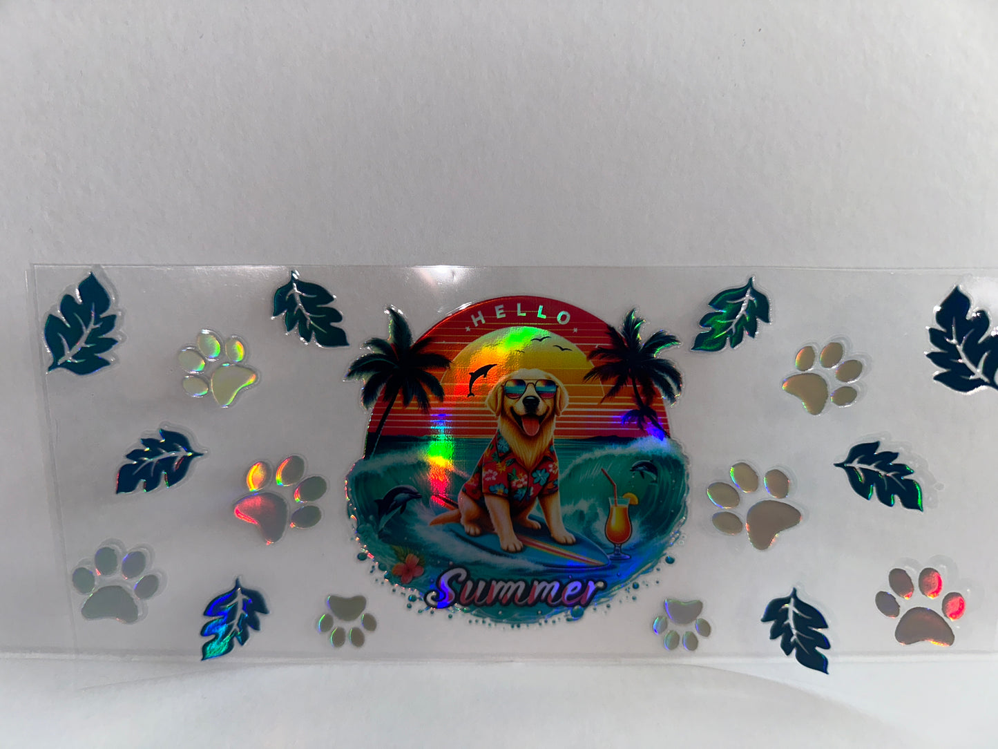 H2338 Metallic Golden Retriever Summer