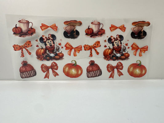 F876 fall time, Minnie mouse