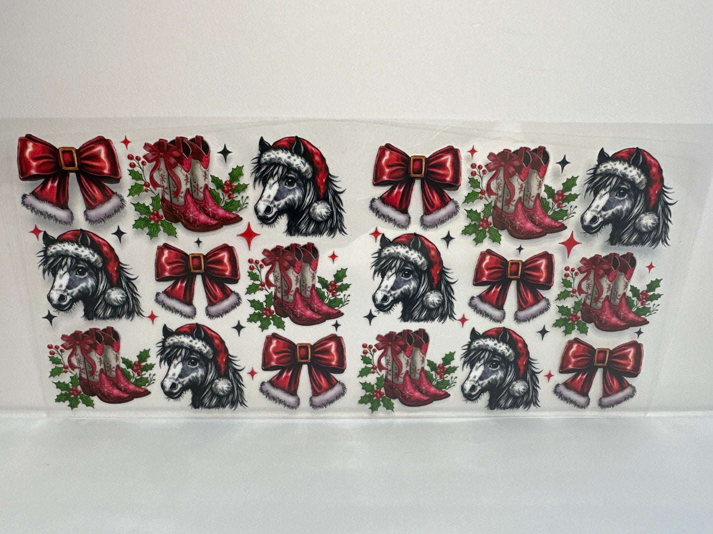 G222 Christmas horse western