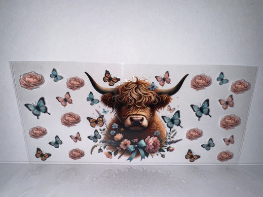 H2126 Cow with flowers