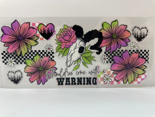 F861 checkered design skull should’ve come with a warning