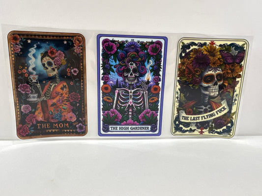 G530 the Mom the gardener the last flying fuck tarot card