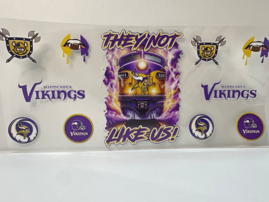 F523 NFL football Vikings they not like us