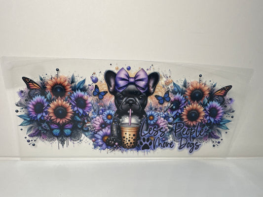 G331 Frenchie bulldog less people more dogs