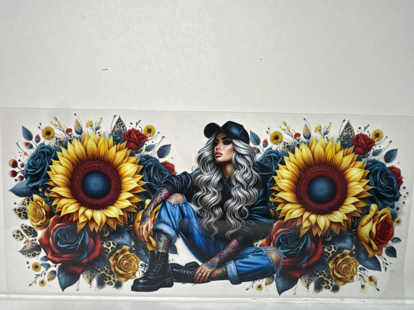 H1206 Girl with flowers
