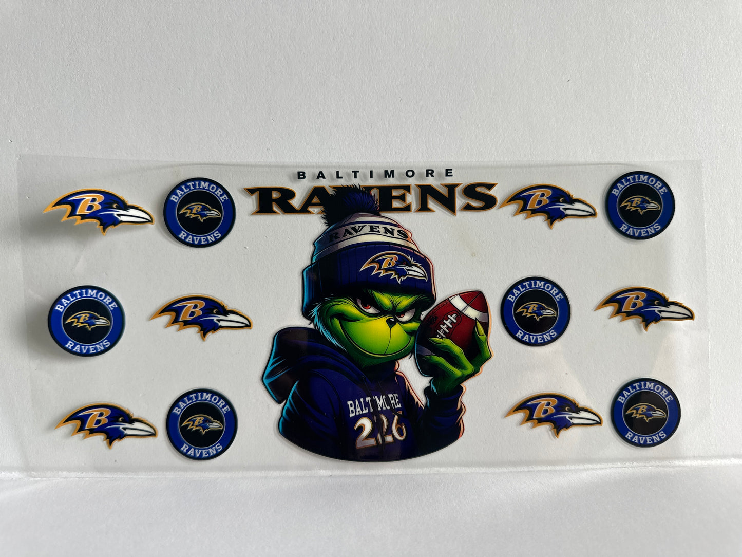 G1301 NFL football ravens, grinch