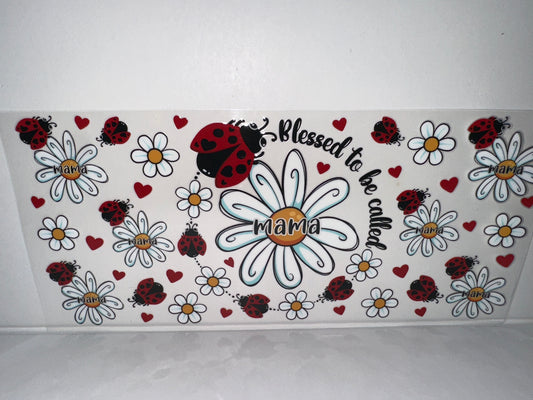 G1247 mama blessed to be called mama with ladybugs