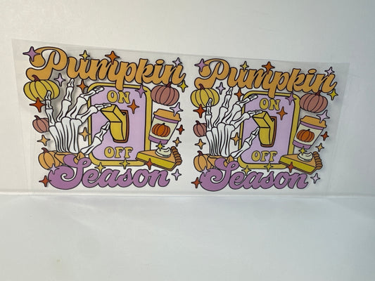G121 pumpkin season on Halloween fall