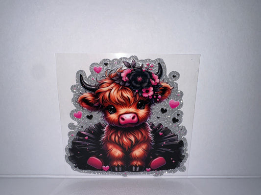 H1981 Glitter Wrap Cow