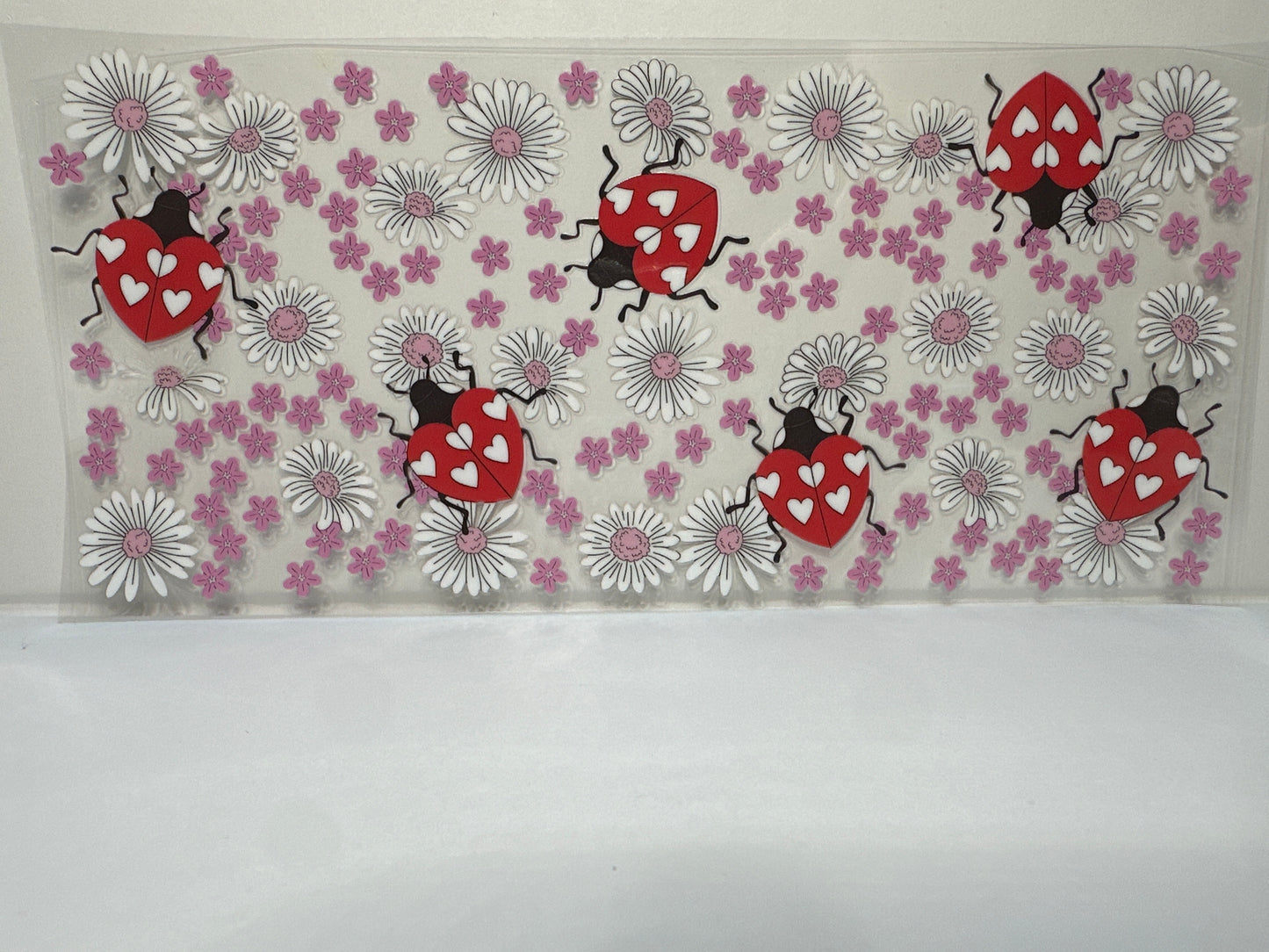 F 90 Ladybug and Flowers