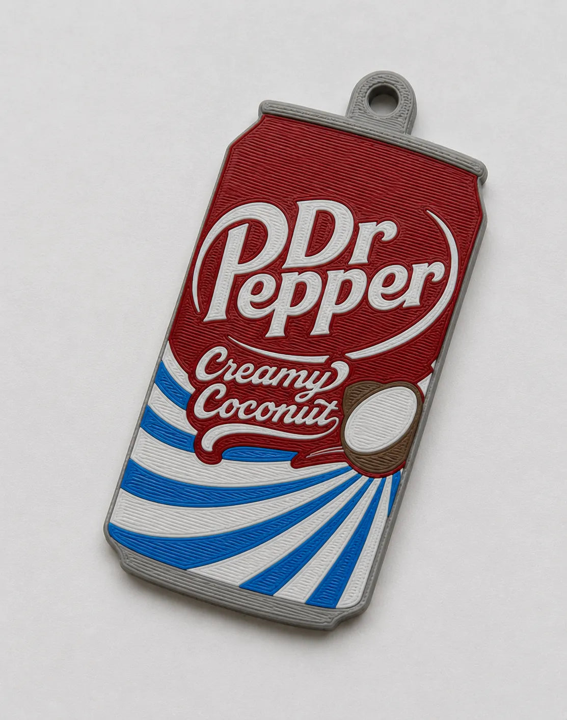 Soda-Inspired Can Opener / Nail Saver Keychain
