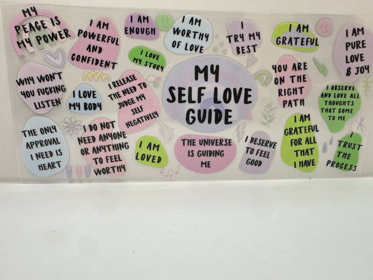 F831 myself love guide inspirational