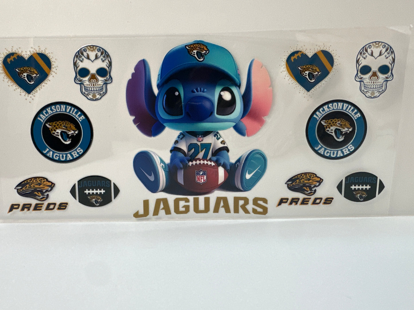 F502 NFL football Jaguars stitch