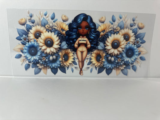 E142 Girl w/ Flowers