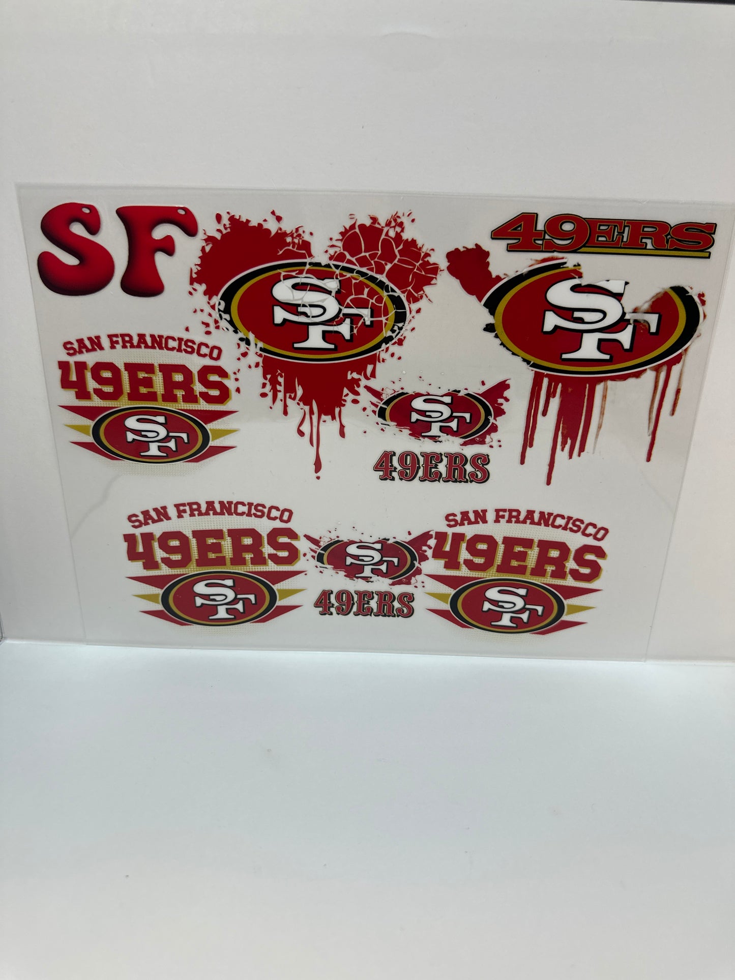 F795 NFL 49ers 40 ounce cup wrap